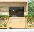 120CM Wide Wooden Garden Gate with Latch